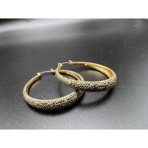 Crystal Encrusted Hoops